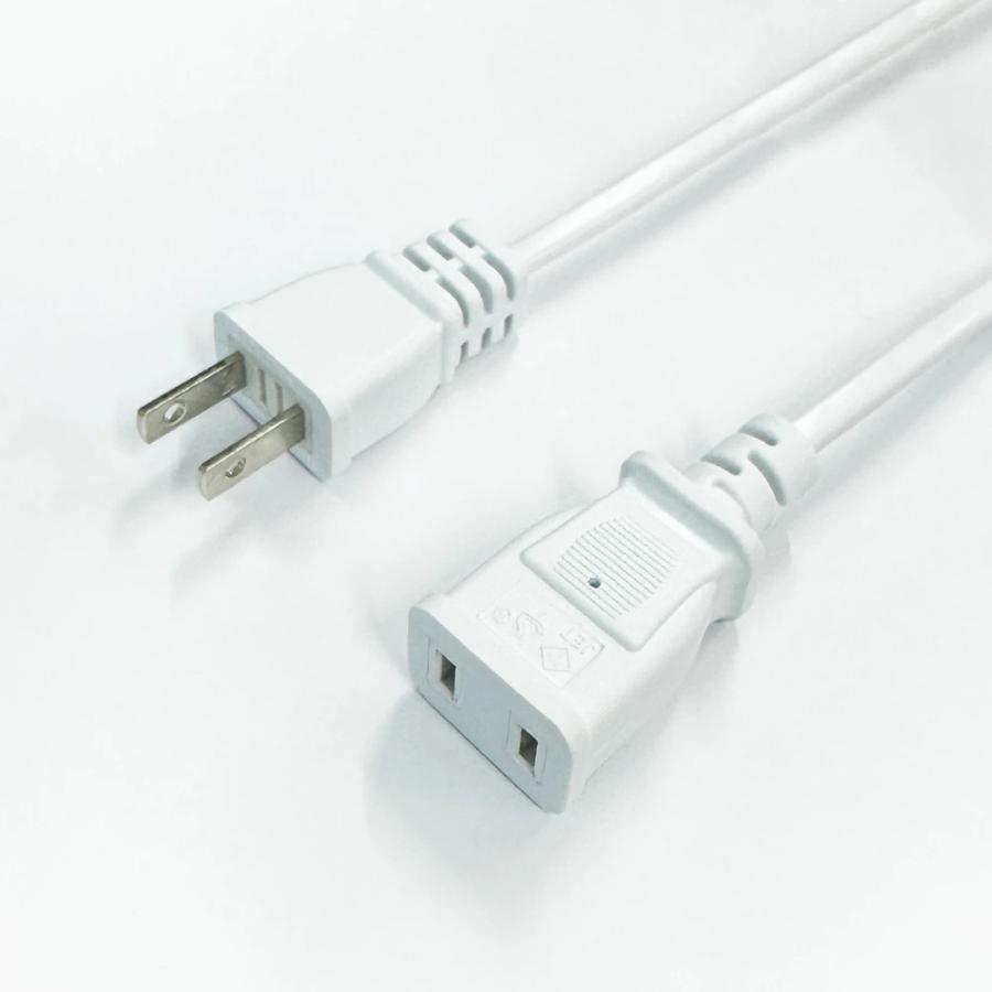 延長コード 1.8m 1個口 電源タップ 700W ホワイト ACアダプタ用 電源