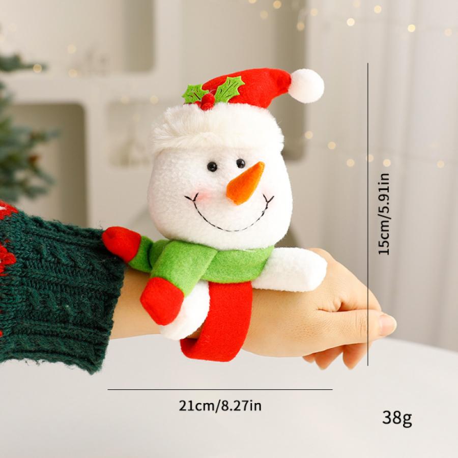 クリスマス リストバンド 3種 冬 サンタ トナカイ 雪だるま X'mas