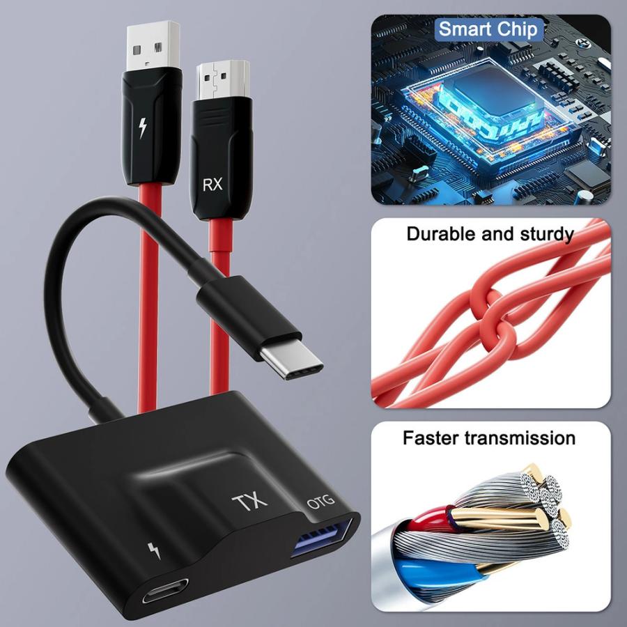 Type-C HDMI ワイヤレス送受信機 セット フルHD 1080P アダプター