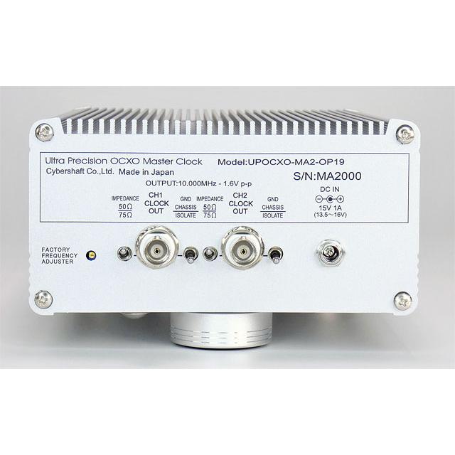 超高精度OCXO 10MHzマスタークロック MA2-OP14【2出力・外部DC専用