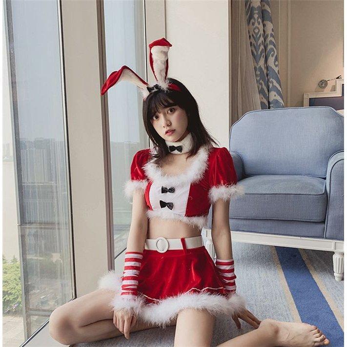 サンタ 衣装 レディース バニーサンタクロース ハロウィン コスプレ クリスマス 可愛いコスプレ かわいい 衣装  レディース ハロウィン 仮装｜cybershopstore｜08