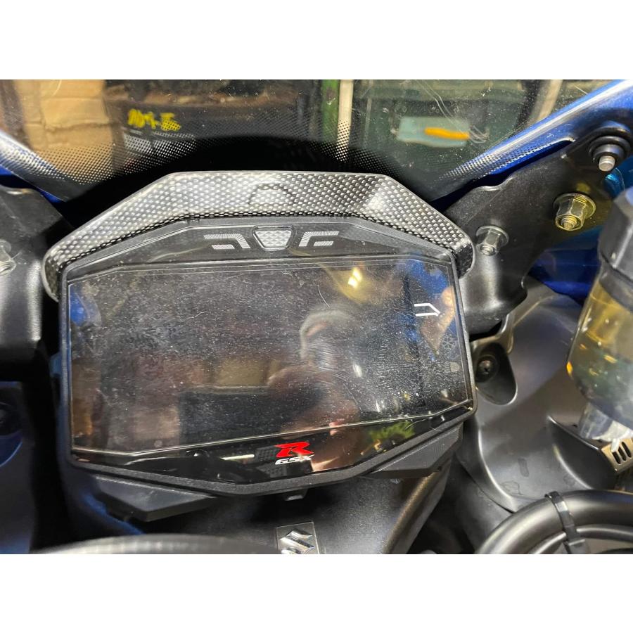 GSX-R1000 2017- ドライカーボンメーターバイザー : サイクルセンター 