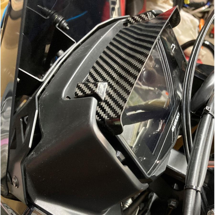 GSX-S1000 KATANA ドライカーボンメーターバイザー : サイクル GSX-S1000 KATANA ドライカーボンメーターバイザー : サイクル