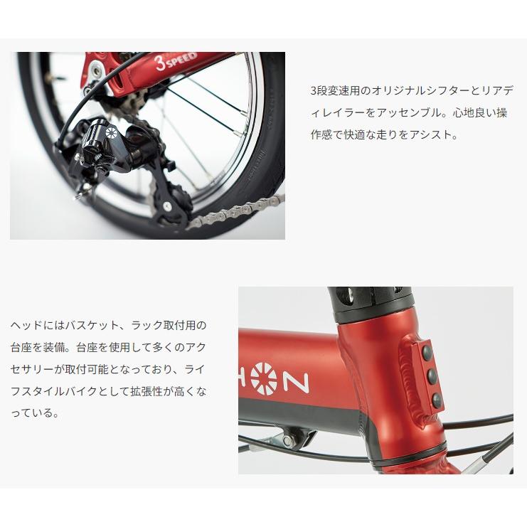 ((5のつく日は3000円クーポン))ダホン DAHON 折り畳み自転車 K3 ケースリー 14インチ 2024年モデル | DAHON | 05
