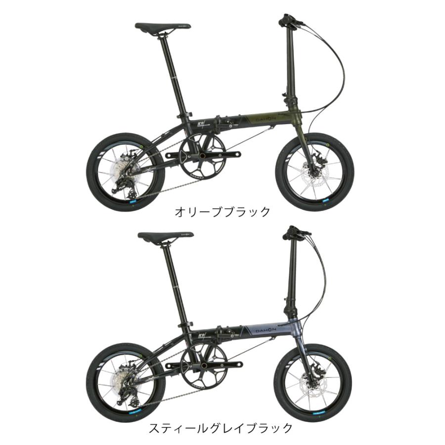 DAHON K9X オリーブブラック 16インチ 9段変速 美品 DAHON ダホン 折り畳み自転車 2024年モデル K9X ケーナインクロス 16