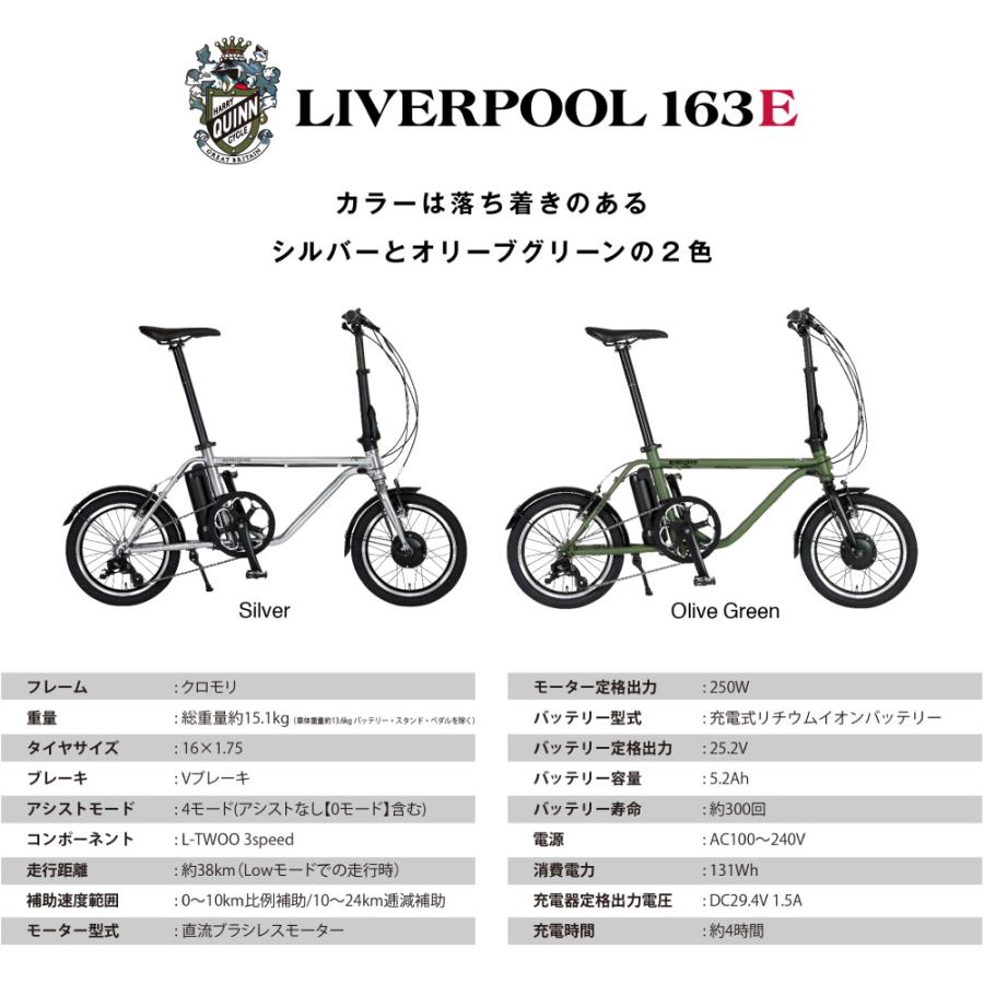 電動アシスト自転車 折り畳み自転車 GIC ジック Harry Quinn ハリー