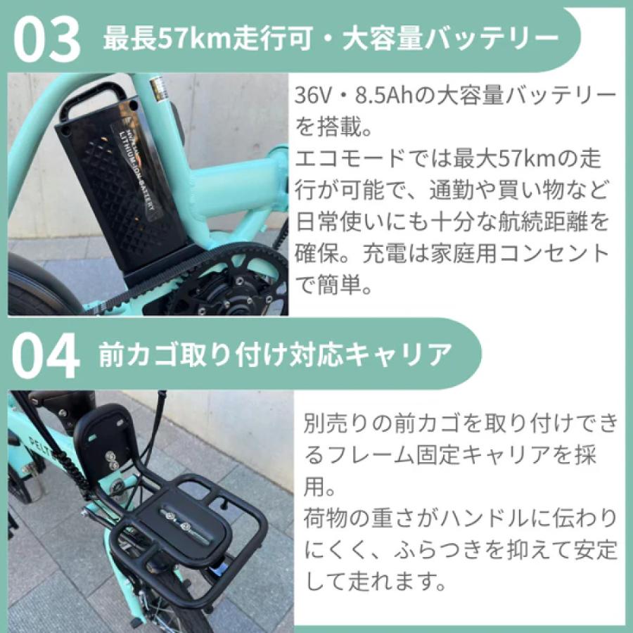 PELTECH（ペルテック） 電動アシスト自転車 折り畳み自転車 PELTECH X