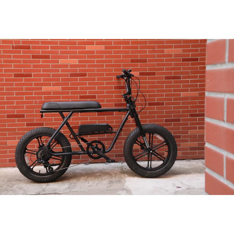 電動アシスト バギースタイル 20インチ 送料無料 8割完成車 イロンデール 3段階アシスト 7段変速 e-bikeの画像