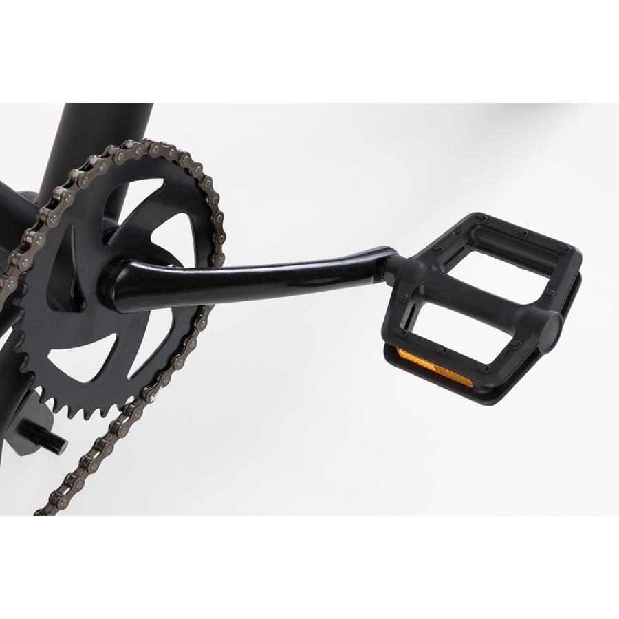 BMX 24インチ マットブラック 8割完成車 送料無料 : BMXピスト自転車の