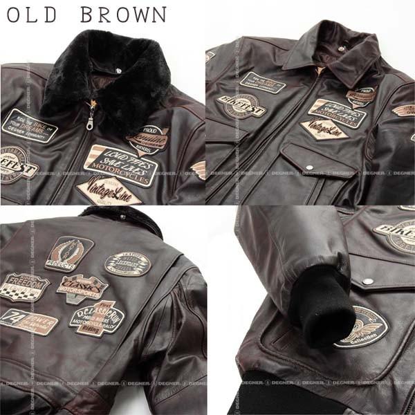 DEGNER（デグナー） 正規品〔DEGNER〕 16WJ-10 メンズレザージャケット