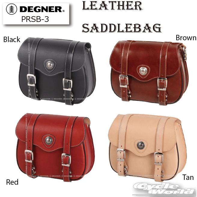 DEGNER（デグナー） 正規品〔DEGNER〕 PRSB-3 レザーサドルバッグ 