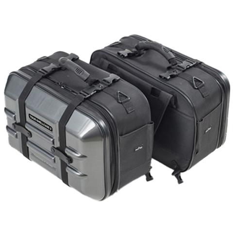正規品〔TANAX〕MFK-250 ツアーシェルケース2 《カーボン柄》 左右 