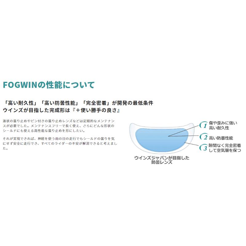 ネコポス対応》〔WINS〕FOGWIN plus F-02《汎用スタンダード》 曇り