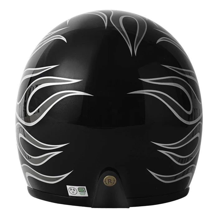 ライズ 正規品〔RIDEZ〕 LX FLAMEZ ジェットヘルメット 大きめ ライズ 正規品〔RIDEZ〕 LX FLAMEZ ジェットヘルメット 大きめ