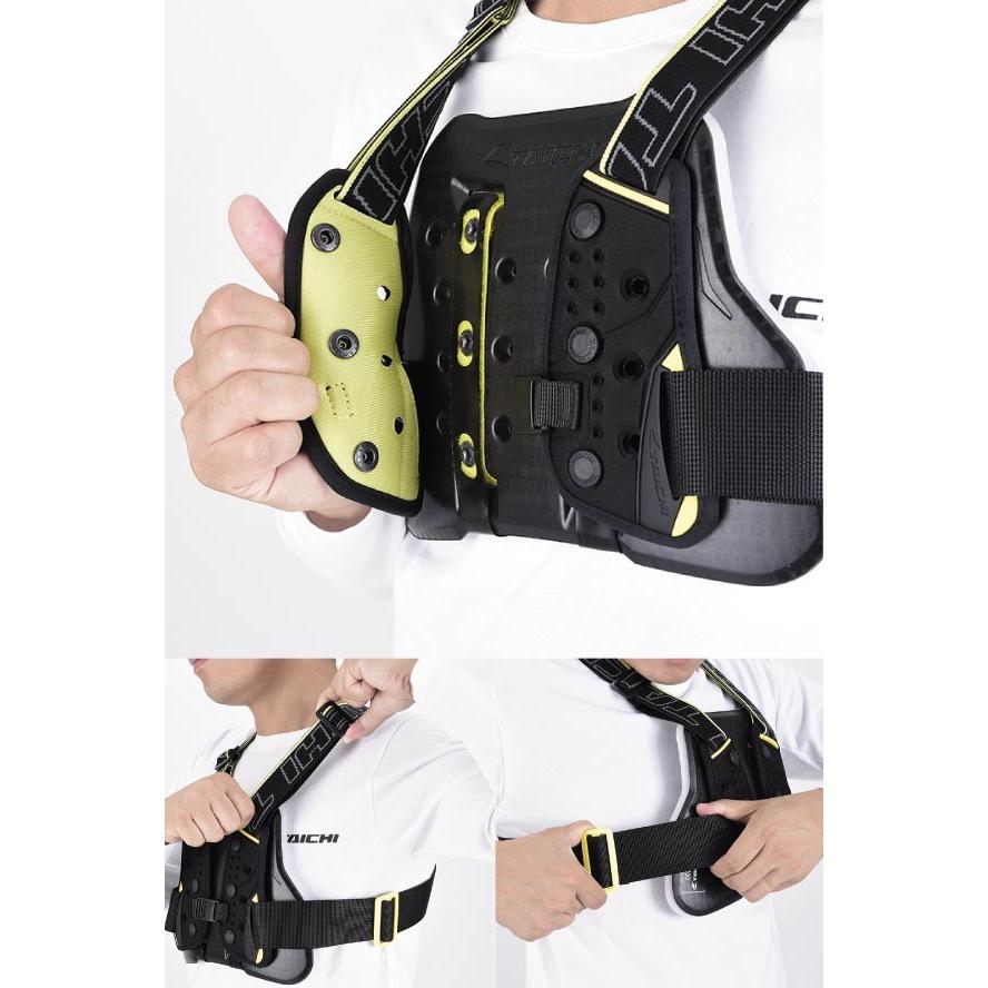 RSタイチ TECCELLセパレートチェストプロテクター＋フィッティング