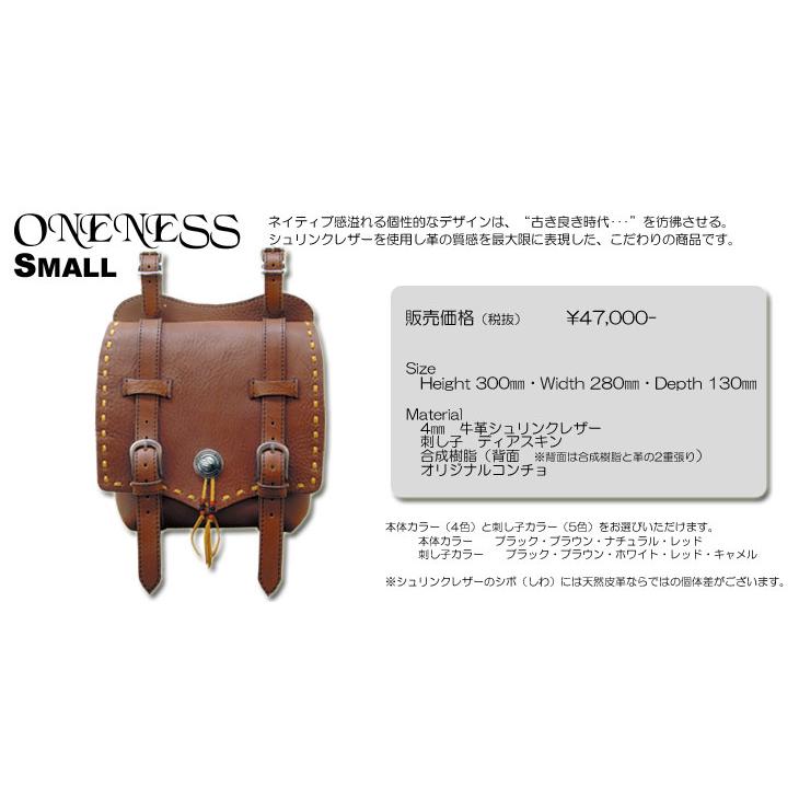 正規品〔Rough Tail〕ONENESS サドルバッグ 《Sサイズ》 本革 牛革