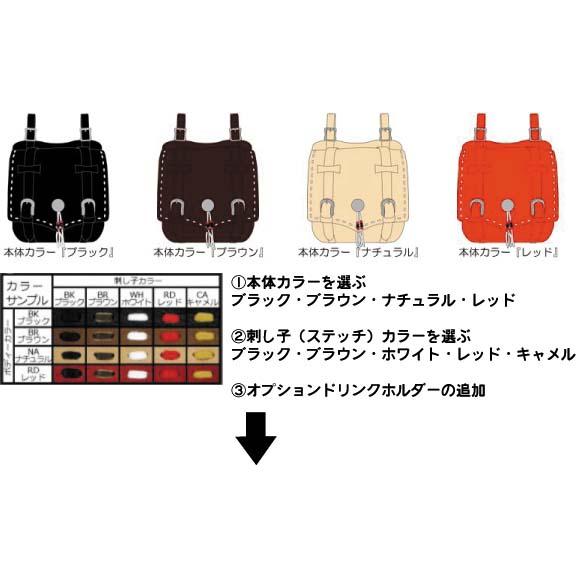 正規品〔Rough Tail〕ONENESS サドルバッグ 《Sサイズ》 本革 牛革