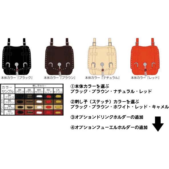 正規品〔Rough Tail〕ONENESS サドルバッグ 《Mサイズ》 本革 牛革