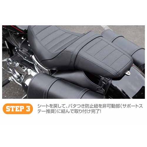 DEGNER〕 NB-43B 右出しマフラー対応 ナイロンダブルサドルバッグ