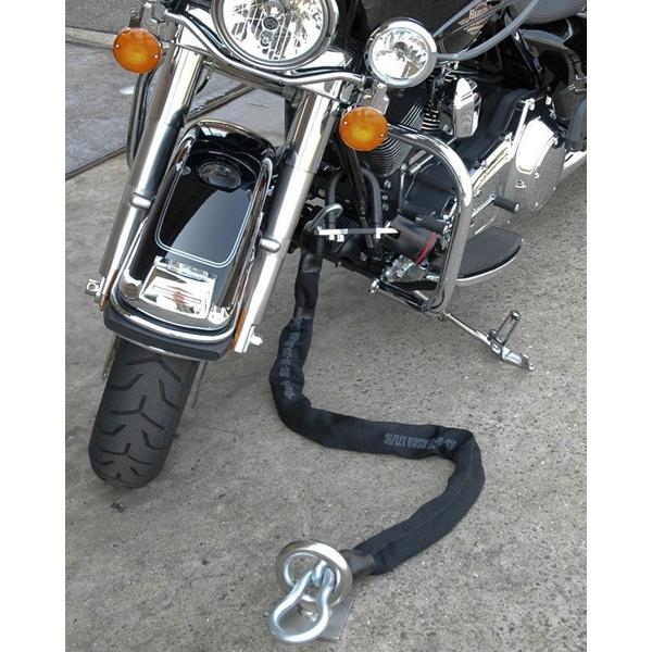 加藤製作所〕 かてーな!! EX II 15 《長さ:1.5m》 KG-300 バイクロック 