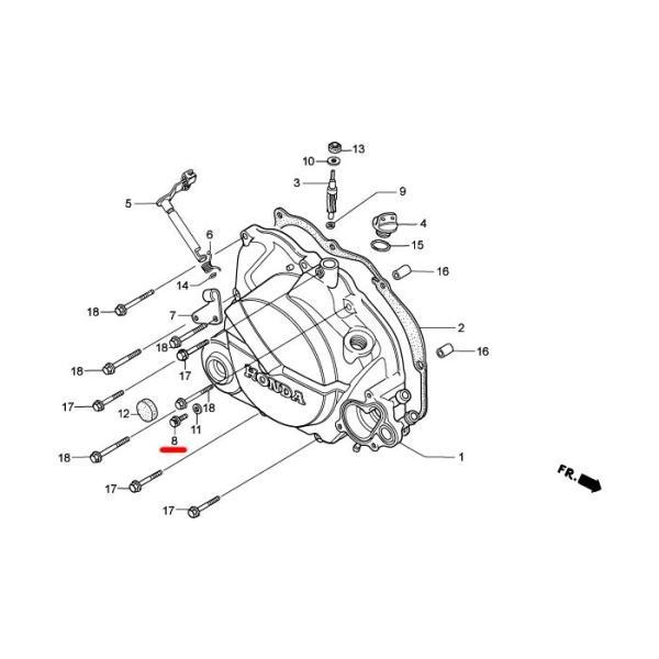 ホンダ（HONDA） 正規品【HRC】90134-NX5-000 ドレンボルト6×10 BOLT