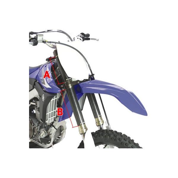 Z-CARBON〕ZC35-4314 フォークラップ アッパー 《長さ164mm×直径45mm