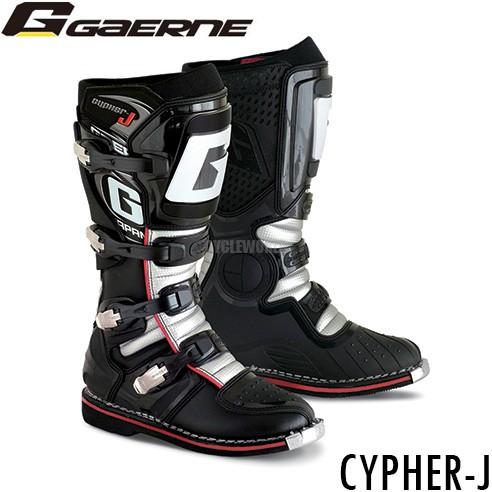 国内正規品〔GAERNE〕 CYPHER-J <ブラック> サイファーJ オフブーツ オフロードブーツ エンデューロ ガエルネ ジャペックス 【バイク用品】｜cycle-world