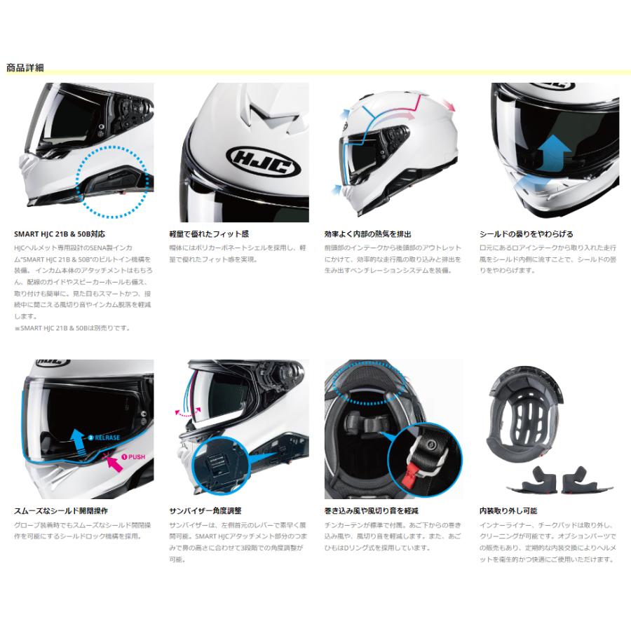 HJC * 正規品〔HJC〕 HJH247 i71 ソリッド フルフェイス HJC * 正規品〔HJC〕 HJH247 i71 ソリッド フルフェイス