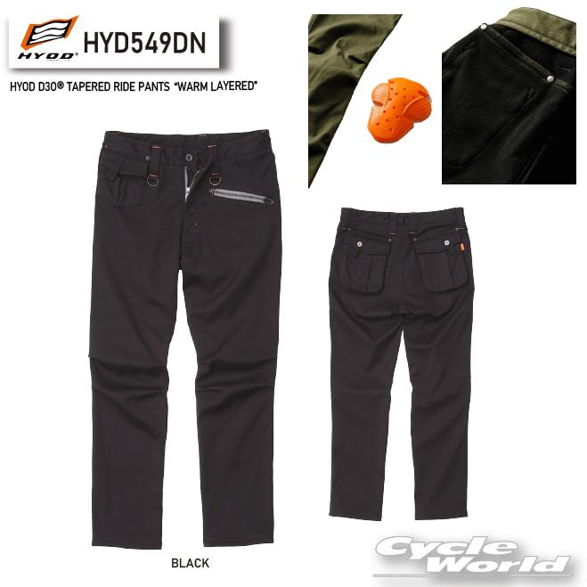 ☆【HYOD】HYD549DN HYOD D3O? TAPERED RIDE PANTS“WARM LAYERED