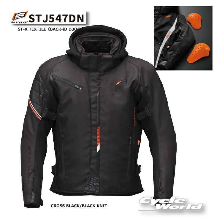 ☆【HYOD】STJ547DN《CROSS BLACK/BLACK KNIT》 ST-X TEXTILE〔BACK-iD 