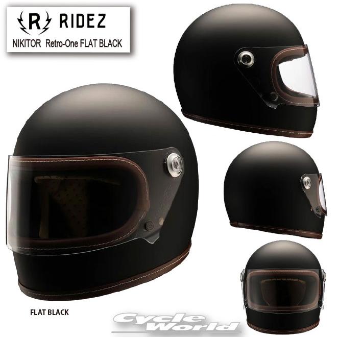 RIDEZ ☆送料無料 正規品〔RIDEZ〕 NIKITOR Retro-One ＜FLAT BLACK