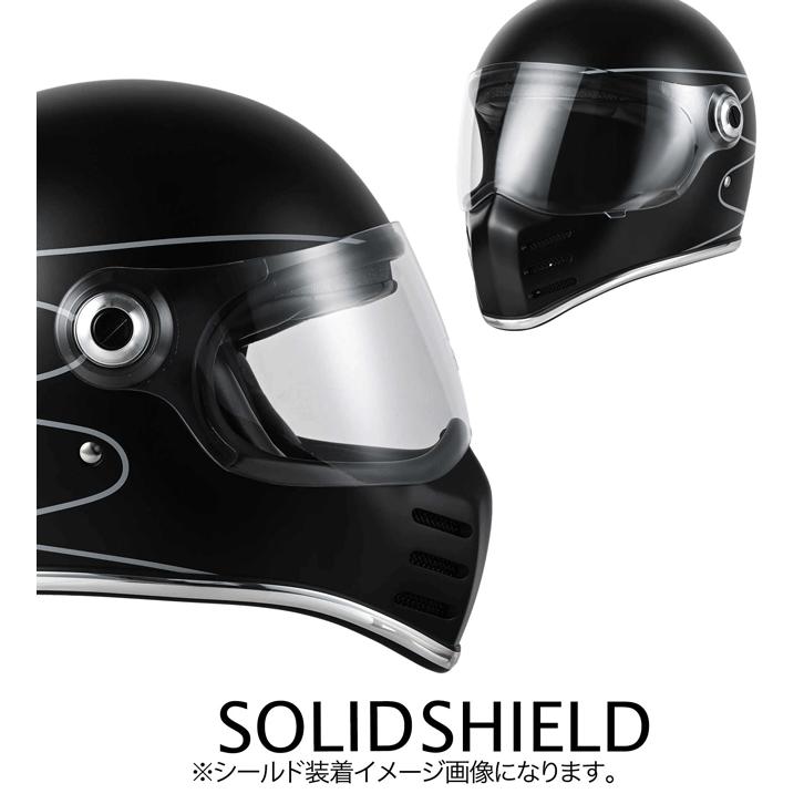 RIDEZ 正規品〔RIDEZ〕 RIDEZ XX＆X用 SOLID SHIELD ヘルメット