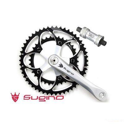 SUGINO (春得セール)スギノ MIGHTY TOUR 901D ブラック 52/36T SUGINO (春得セール)スギノ MIGHTY TOUR 901D ブラック 52/36T