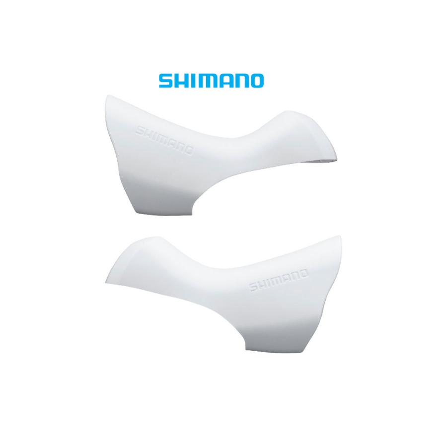 (春トクSALE)シマノ（SHIMANO）　ST-6800/5800用(ホワイト)ブラケットカバー 左右セット Y00E98090｜cycle-yoshida