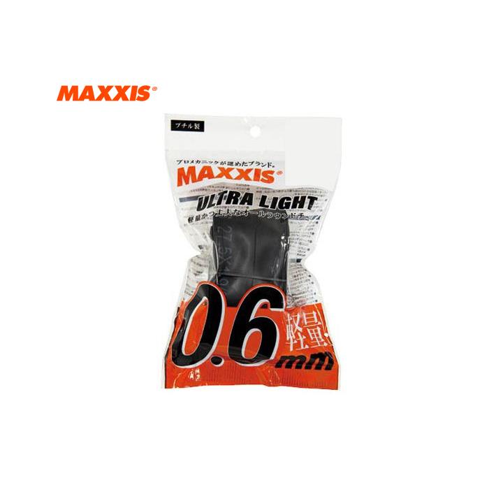 (春トクSALE)MAXXIS(マキシス)　ウルトラライト チューブ 700x23-32C 仏式60mmRVC｜cycle-yoshida