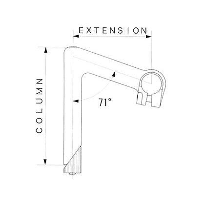 NITTO (特セール)ニットー(NITTO) NTC-225 テクノミック ステム(1