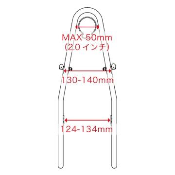 TUBES タラ　自転車フロントサイドキャリア TUBUS* tara front rack (black) - BLUE LUG ONLINE STORE