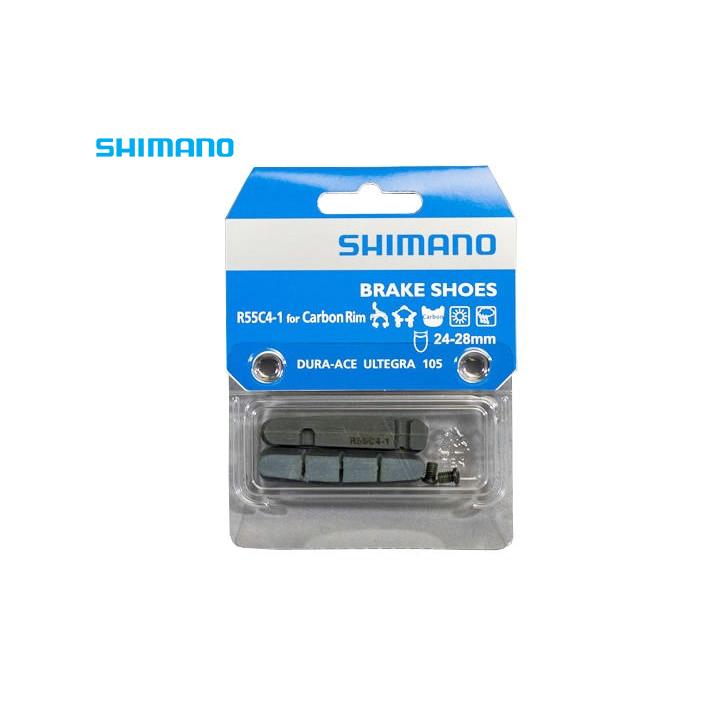 激安】 ネコポス対象商品 シマノ SHIMANO R55C4-1 −1mm厚 カーボンワイドリム用 ブレーキシュー 固定ネジ 1ペア  Y8L398030