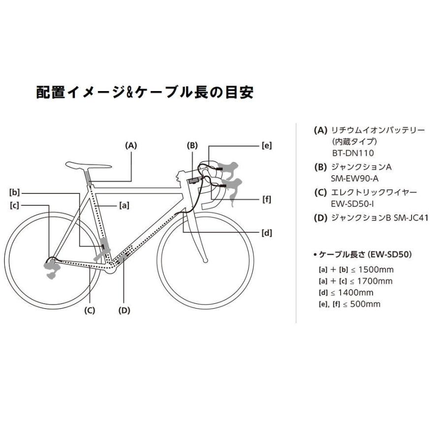 (春トクSALE)シマノ(SHIMANO) DURA-ACE Di2 R9150 電動コンポ内装セット｜cycle-yoshida｜03