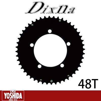 DELUXE CYCLES チェーンリング シルバー 48T SIXTH COMPONENTS【HERA TRACK クランクセット】シルバー