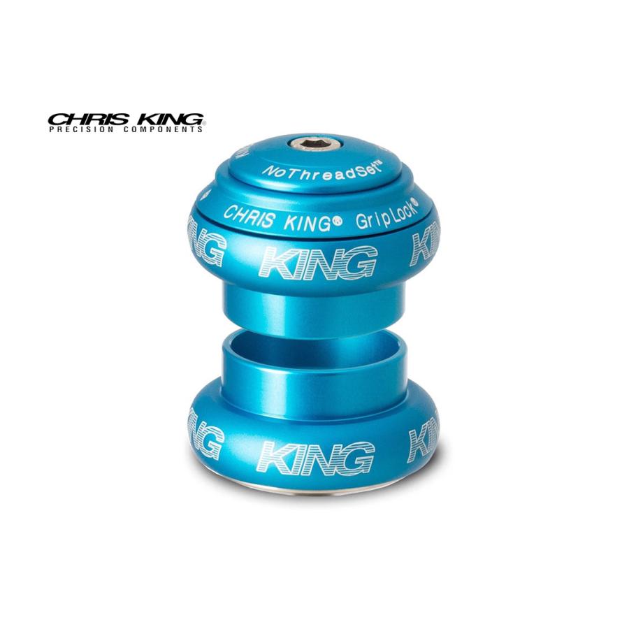 (夏トクSALE)クリスキング（CHRIS KING）　NOTHREADSET（NTS）1-1/8” ヘッドセット MAT TURQUOISE｜cycle-yoshida