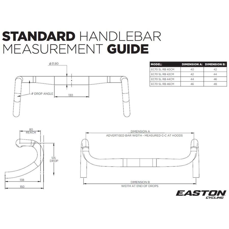 特セール)EASTON（イーストン） EC70 SL カーボン ドロップハンドル
