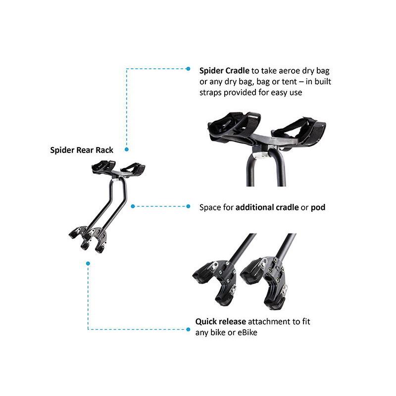 特セール)AEROE（エロエ） SPIDER（スパイダー）リア ラック