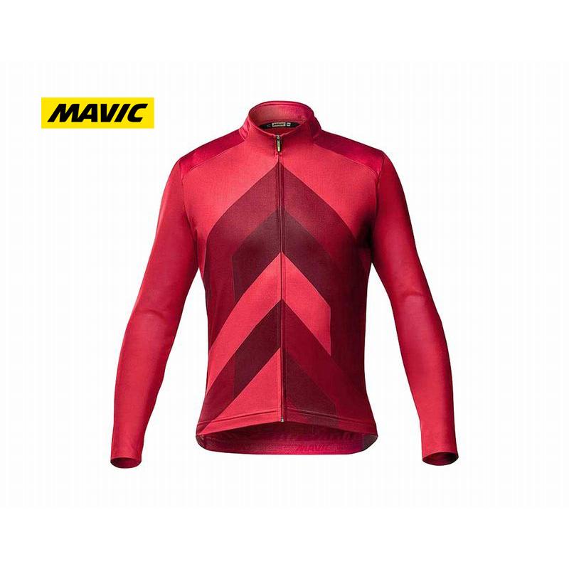 (特セール)マヴィック(MAVIC) コスミック ロングスリーブ グラフィック ジャージ ＜オートレッド＞特価品（現品限り）