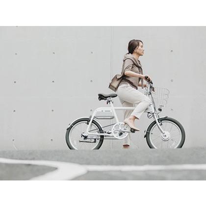 （春トクSALE）(店舗受取送料割引)WIMO（ウィーモ）　COOZY（クージー）ホワイト 電動アシストミニベロ20” E-BIKE｜cycle-yoshida｜05