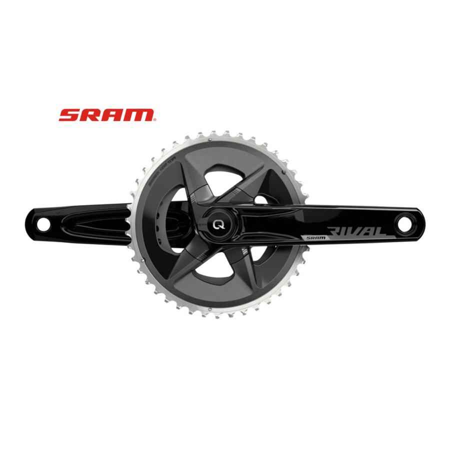 (夏トクSALE)スラム（SRAM） RIVAL AXS POWER METERS DUB（ダブ）WIDE パワーメーター内蔵クランクセット