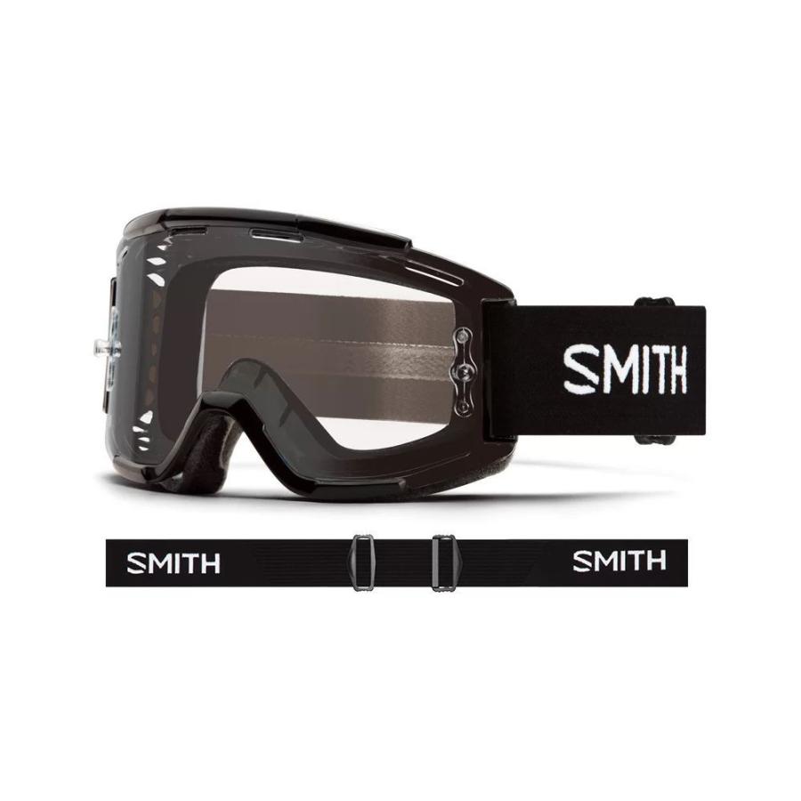 特セール)スミス(SMITH) SQUAD MTB Black / Clear ゴーグル