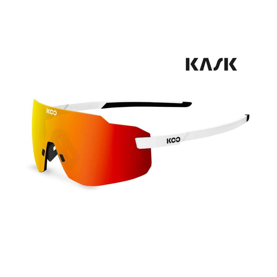 最終価格 カスク KOO サングラス スーパーノヴァ 軽量 ホワイト／レッド 特セール)カスク(KASK) KOO SUPERNOVA ＜ホワイト/レッド＞ サングラス