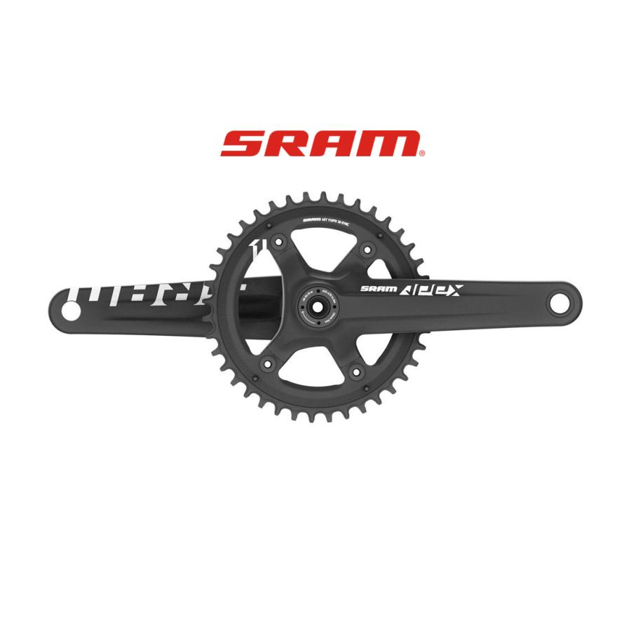 SRAM APEX1 クランク　42T 170mm GXP 特セール)スラム（SRAM） APEX1 GXP クランクセット 42T（1x10/11S
