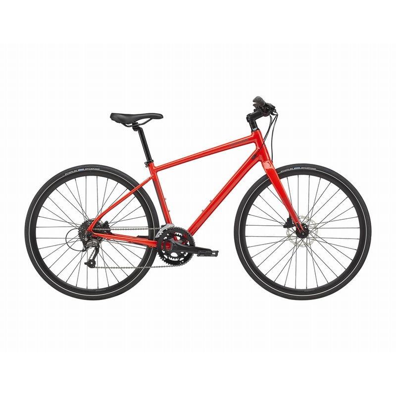 (配送不可：店頭受取のみ)キャノンデール(CANNONDALE) QUICK 3(2x9s)RALLY RED クロスバイク700C｜cycle-yoshida｜02